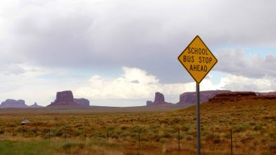 Bus Stop Ahead